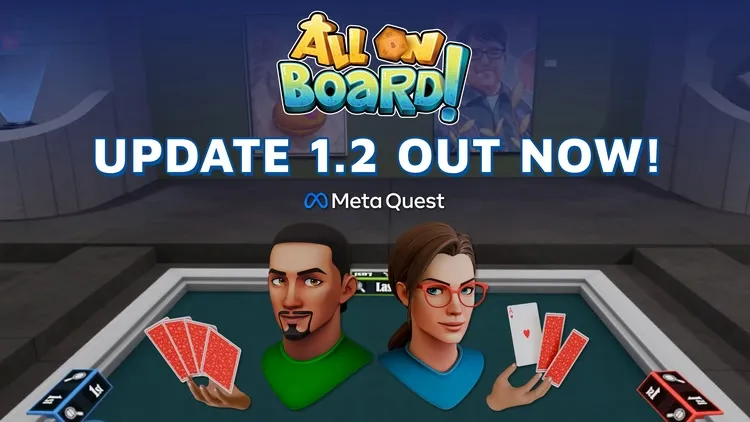 Developer update image for All On Board! Update 1.2 – OUT NOW!