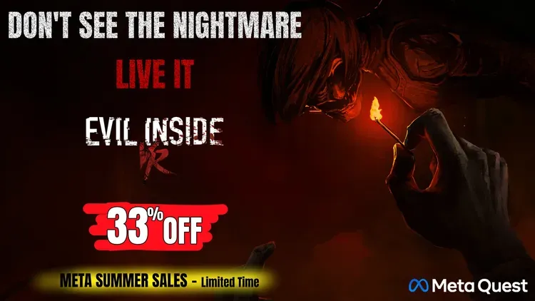 Developer update image for 🔥 33% OFF | Dare to Enter Evil Inside VR? 👁️