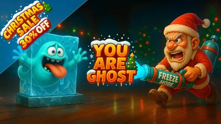 Developer update image for 👻 Holiday Deal: You Are Ghost is 30% OFF!