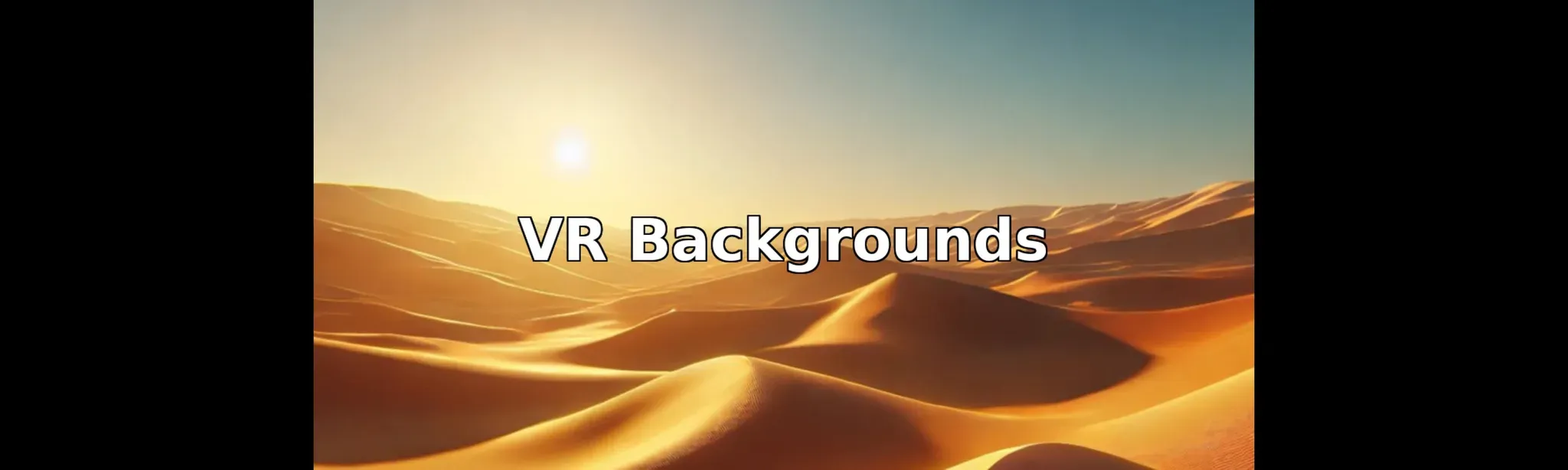 Sand Dunes Desert - VR Backgrounds