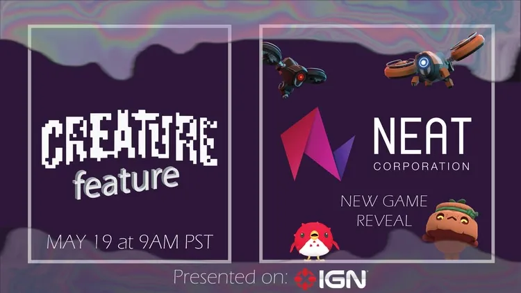 Developer update image for SAVE THE DATE 📅 Our next game will be unveiled on May 19th in the Creature Feature! 🙌