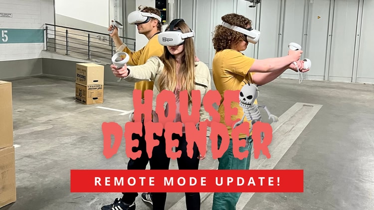 Developer update image for New Remote Mode in House Defender!