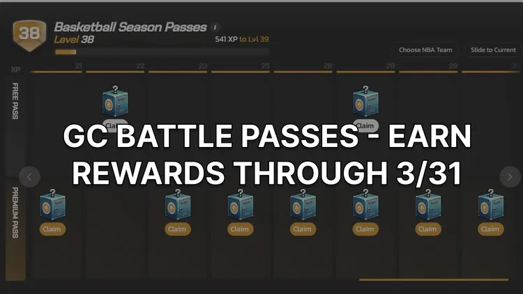 Developer update image for GC BATTLE PASSES: EARN SC & REWARDS