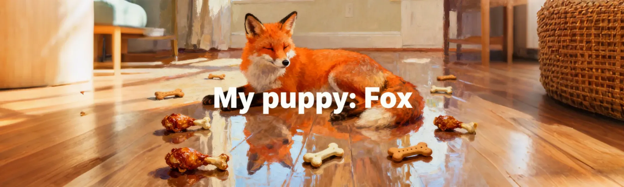 My puppy:  Fox