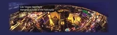 Las Vegas Helicopter Flight - Hanging outside of the helicopter - VR Travel hero image