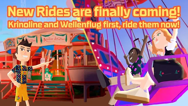 Developer update image for You asked for it — new rides are here! 🎠 Explore latest update now