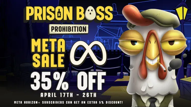 Developer update image for Get 35% OFF on Prison Boss Prohibition!