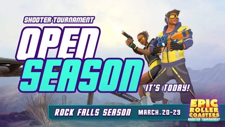 Developer update image for It starts TODAY: The 1st Epic Roller Coasters Shooter Tournament, Rock Falls Season