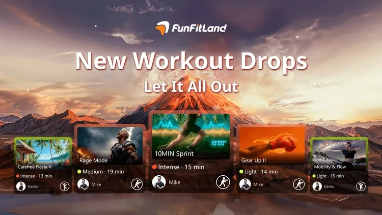 Developer update image for 📅 Jun. 26 | New Workout Drops: Let It All Out