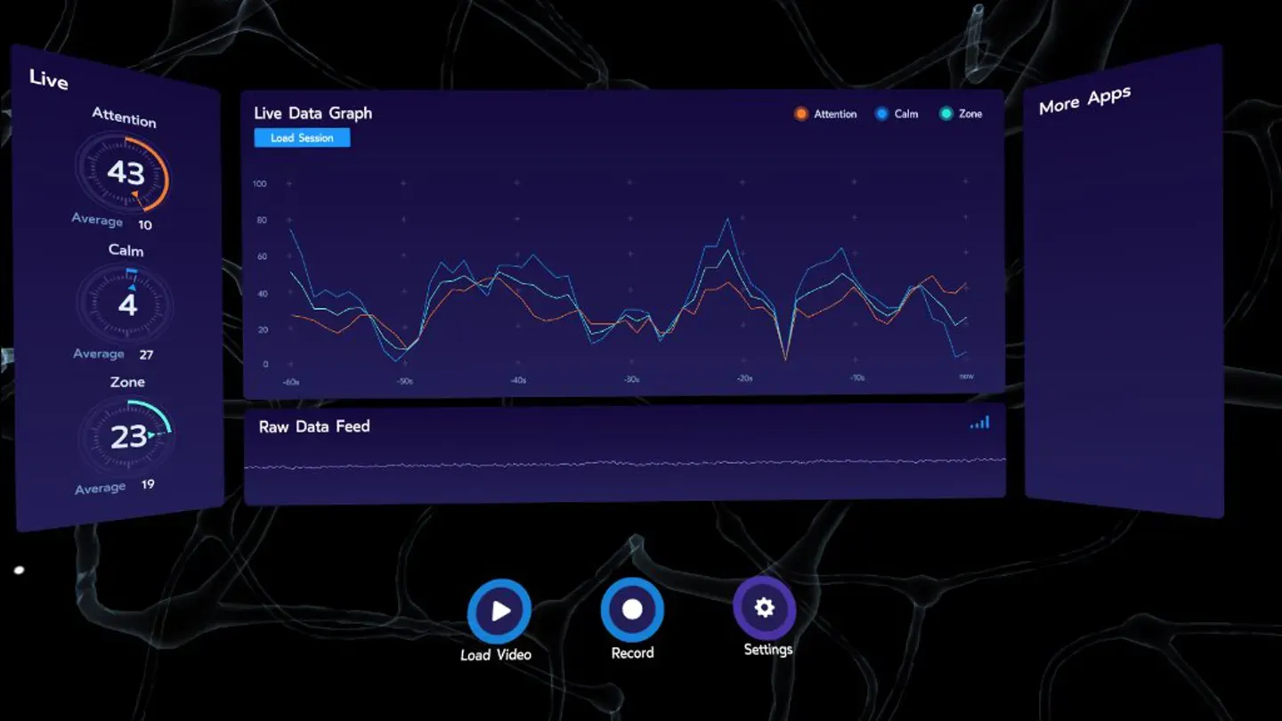 MyndVR Brain Training and Mind Controlled Video in VR cover image