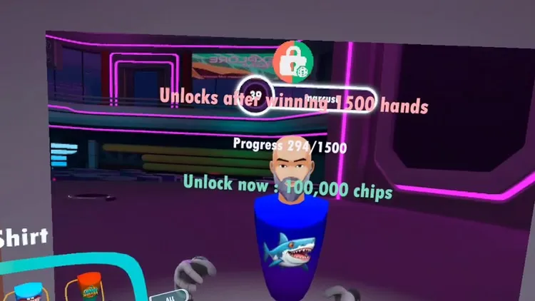 Developer update image for Unlock Shirts with Poker Chips! 