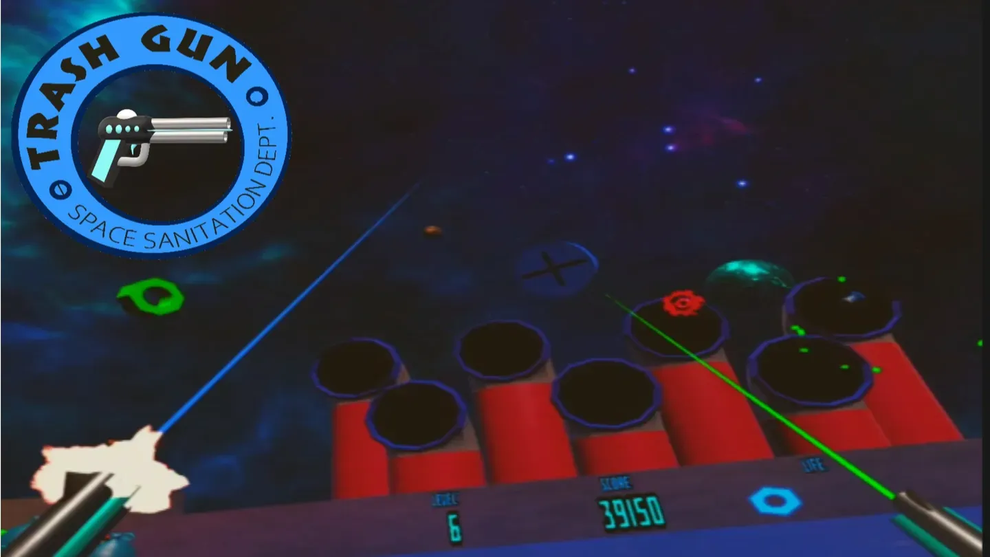 TRASH GUN: Join the Space Sanitation Squad! trailer 0