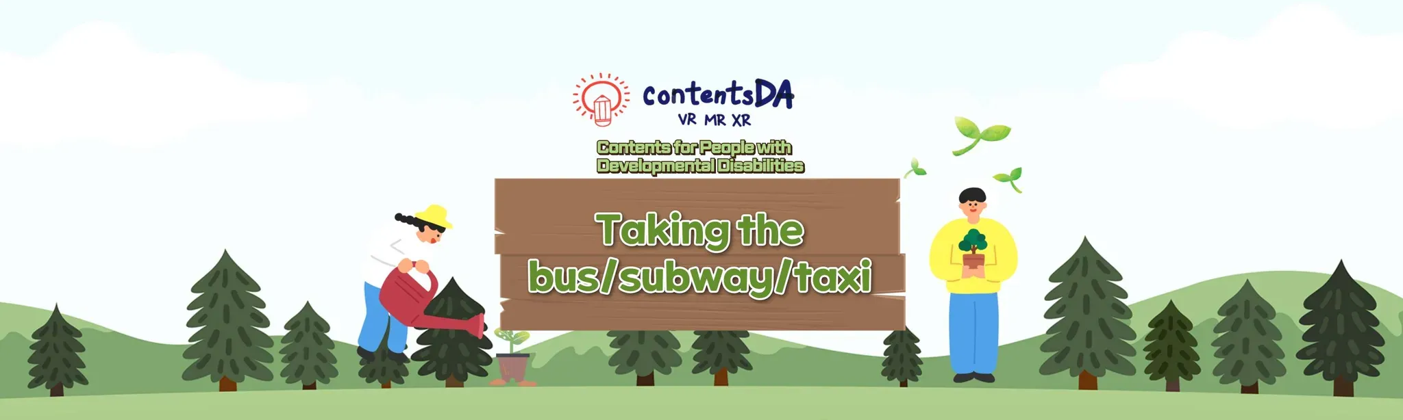 Taking the bus/subway/taxi