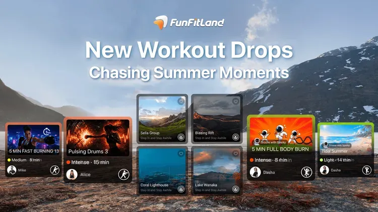 Developer update image for 📅 Jul. 09 | This Week in FunFitLand: Chasing Summer Moments 🌞