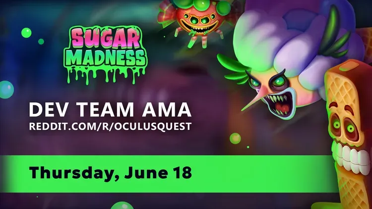 Developer update image for Upcoming Reddit AMA with the Sugar Madness Team