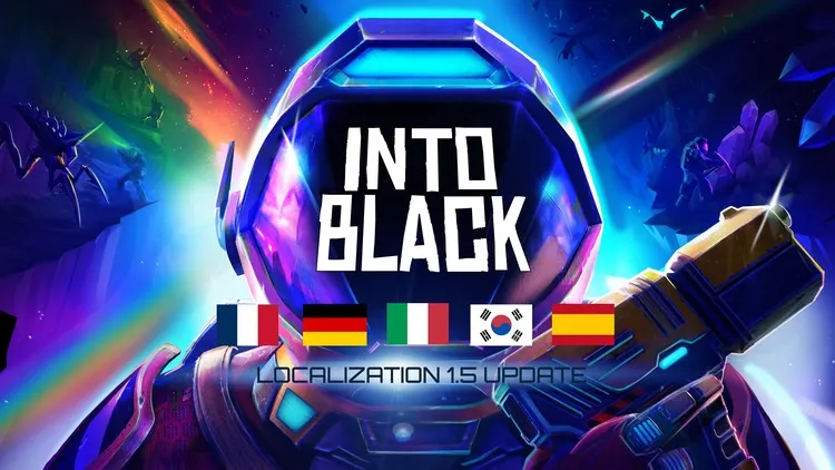 Developer update image for Into Black - Update #5 - Localization!