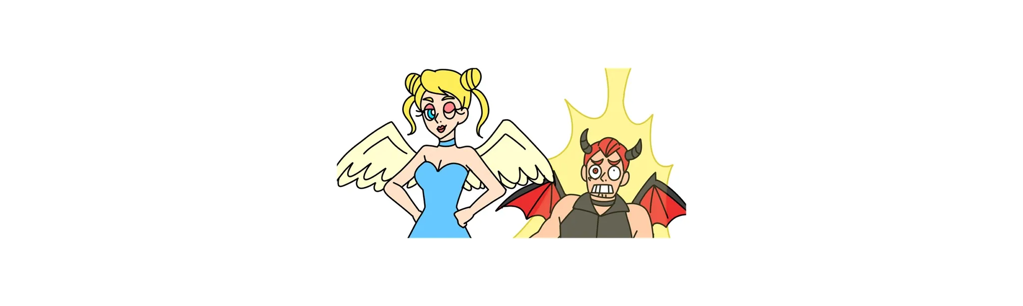 Draw Happy Angel