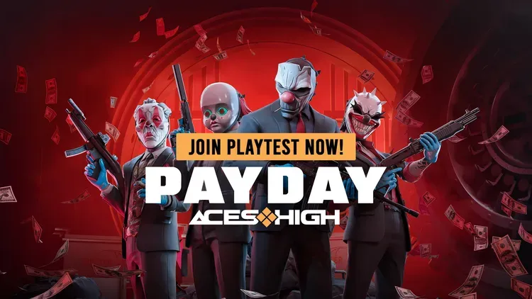 Developer update image for Try PAYDAY: Aces High today!