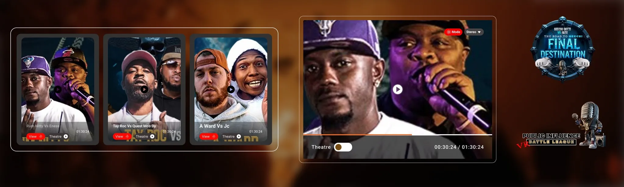 PUBLIC INFLUENCE BATTLE LEAGUE hero image