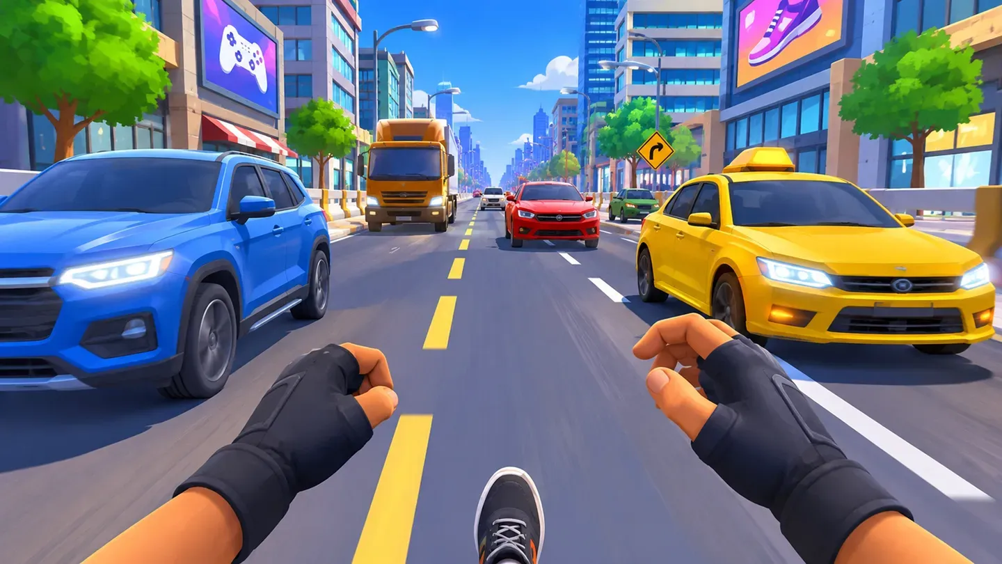 City Traffic Run: Parkour Escape cover image