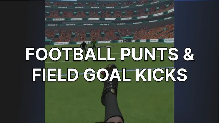 Developer update image for Football Punts & Field Goal Kicks