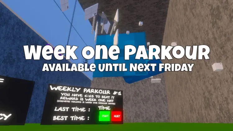 Developer update image for Weekly Parkour!
