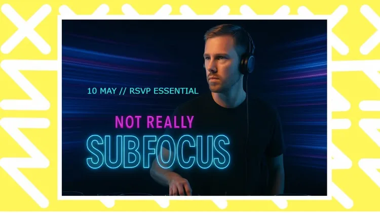 Developer update image for May 10 - Join us for an AI powered 'not really' SubFocus DnB event! 