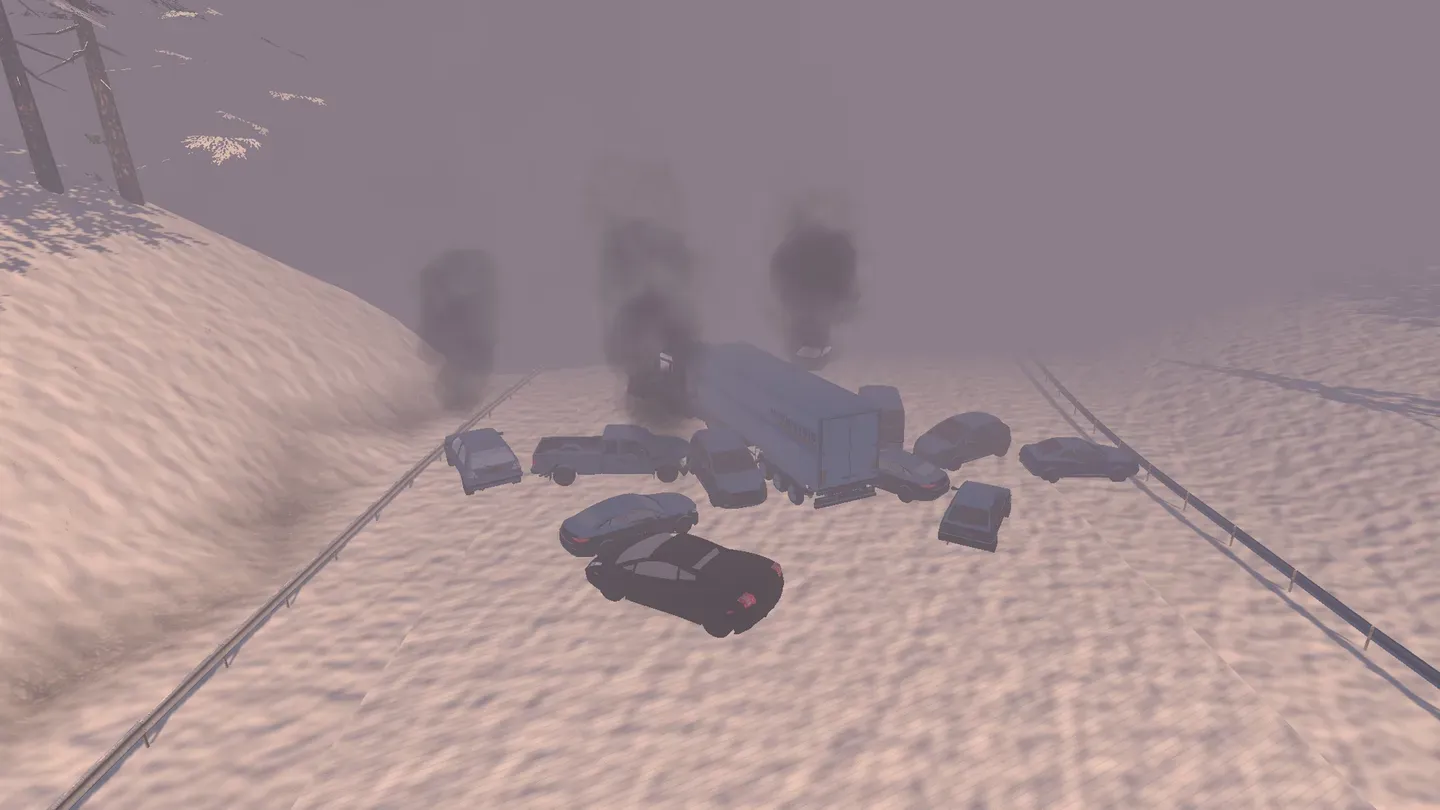 Snow Squall Driving Simulation cover image