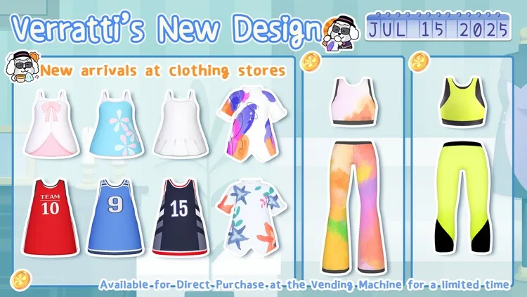 Developer update image for Verratti‘s new design! Version 1.0.133 Release Note