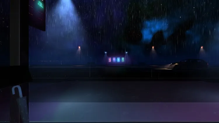 Developer update image for Find stillness in the soft patter of raindrops. Shelter is live in the Calm Arena.