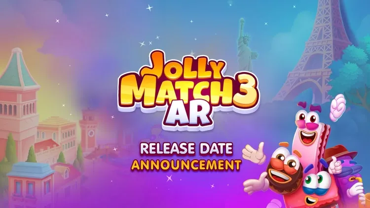 Developer update image for Our New Game, Jolly Match 3 AR, Release Date is Announced!