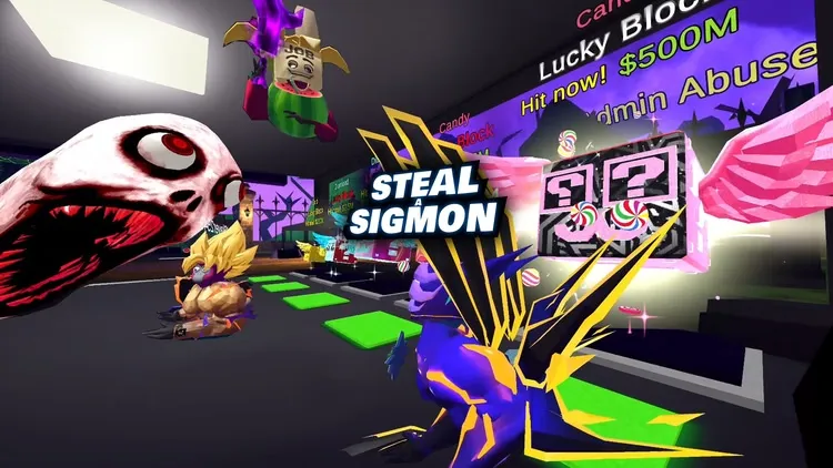 Developer update image for Secret Lucky Block, Drip Shop and some creep things!