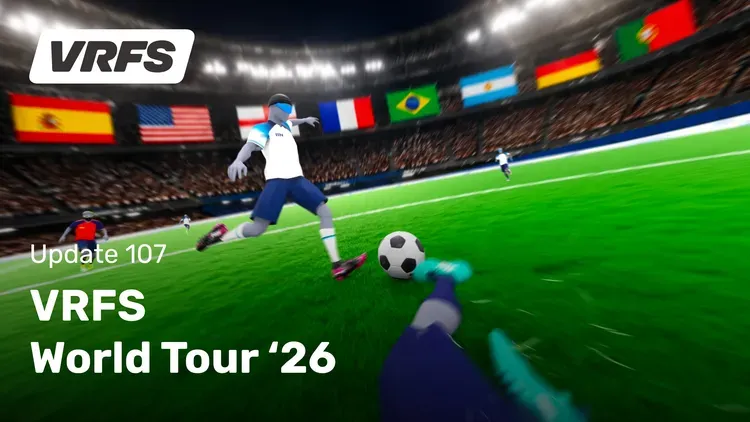 Developer update image for VRFS World Tour '26