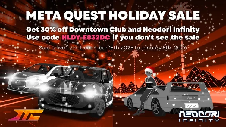 Developer update image for 30% off Downtown Club and Neodori Infinity!