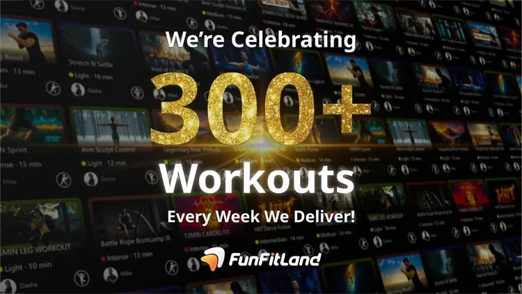 Developer update image for 📅 Aug. 27 | 🎉We're Celebrating 300+ Workouts! 🎉