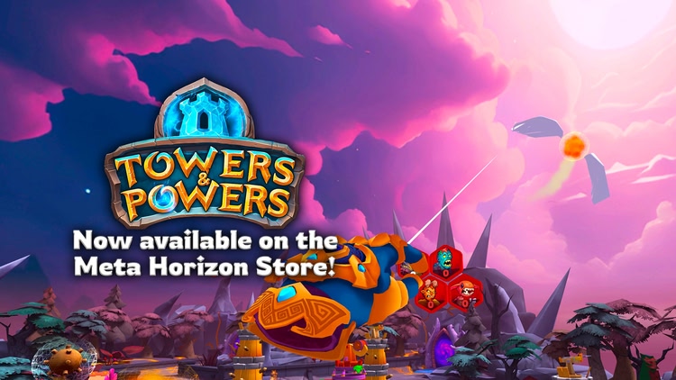 Developer update image for Towers and Powers now available on the Horizon Store!