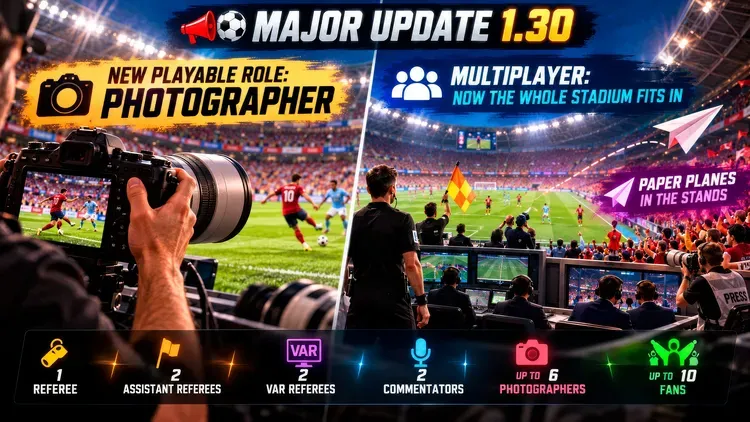 Developer update image for Update 1.30 - Photographer & Massive Multiplayer