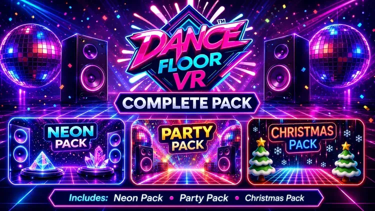 Developer update image for 🎵 Dance Floor VR Complete Pack is now available!