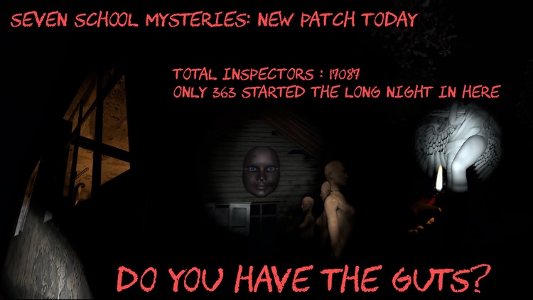 Developer update image for Seven School Mysteries: new patch today