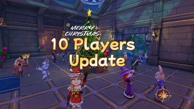 Developer update image for 🎄 Pixel Dungeon V3.00 Major Update: 10 players Party!🎄
