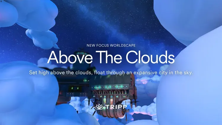 Developer update image for New Focus worldscape - Above The Clouds