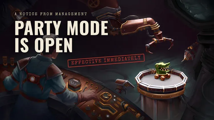 Developer update image for Party Mode Is Open