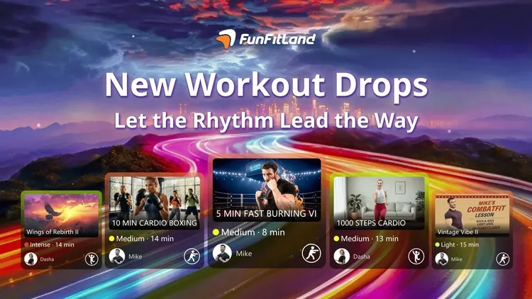 Developer update image for 📅 Jul. 03 | New Workout Drops: Let the Rhythm Lead the Way 🎵