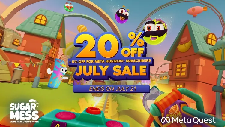 Developer update image for Sugar Mess – Let’s Play Jolly Battle: 20% Off this July