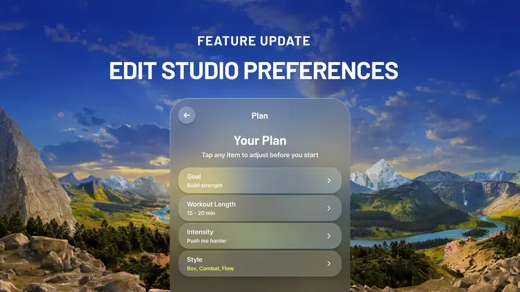Developer update image for Edit Studio in Checkpoints: More Control Over Your Week
