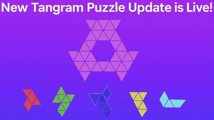 Developer update image for 🎉 New Tangram Puzzle Update is Live! 🧩