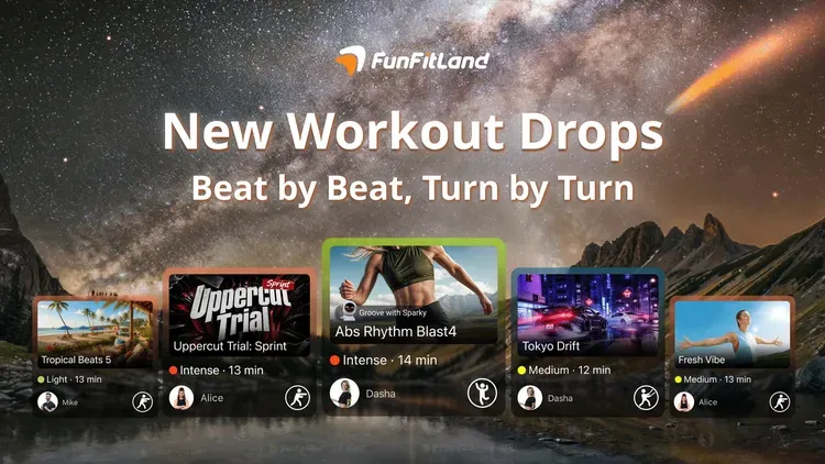 Developer update image for 📅 Sep. 03 | This Week in FunFitLand: Beat by Beat, Turn by Turn 🎶