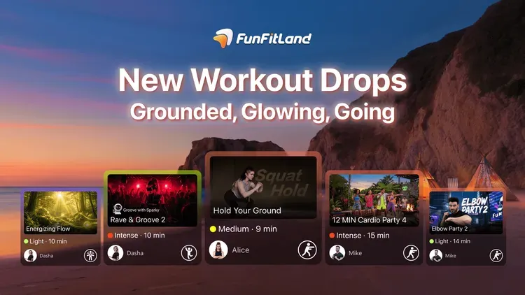 Developer update image for 📅 May. 07 | This Week in FunFitLand: Grounded, Glowing, Going ⚡
