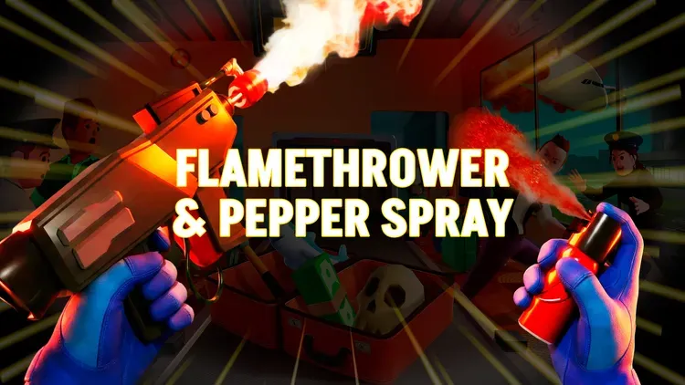 Developer update image for 🔥 Flamethrower & Pepper Spray Have Entered the Line 😈