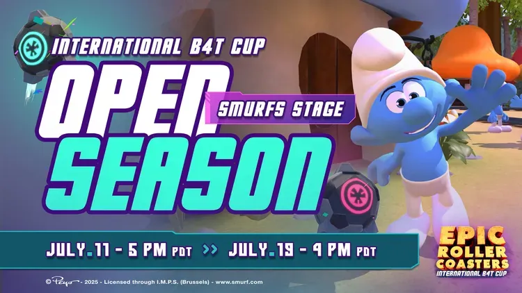 The Smurfs Stage в Epic Roller Coasters: старт турнира B4T Cup